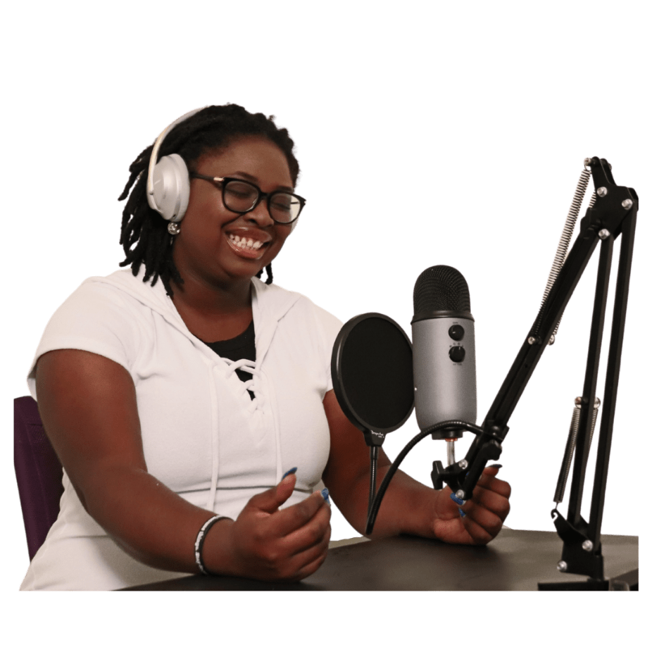 Ariel Smith hosting The Food Truck Scholar Podcast